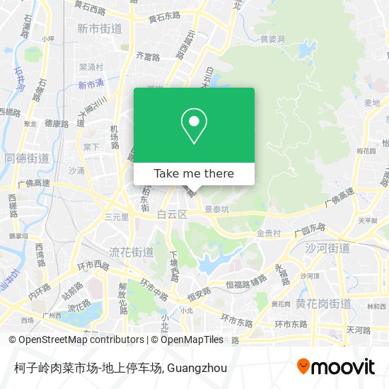 柯子岭肉菜市场-地上停车场 map