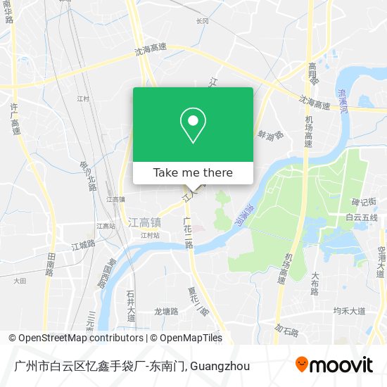 广州市白云区忆鑫手袋厂-东南门 map