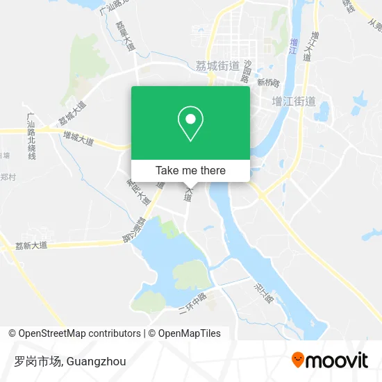 罗岗市场 map