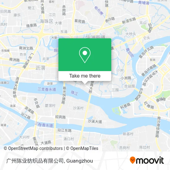 广州陈业纺织品有限公司 map