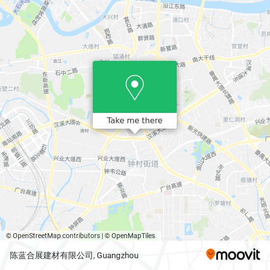 陈蓝合展建材有限公司 map