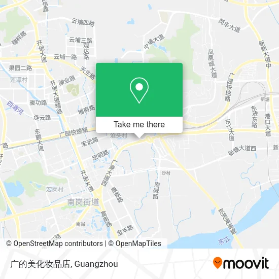 广的美化妆品店 map