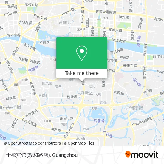千禧宾馆(敦和路店) map