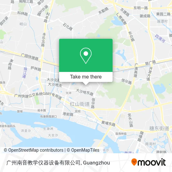 广州南音教学仪器设备有限公司 map