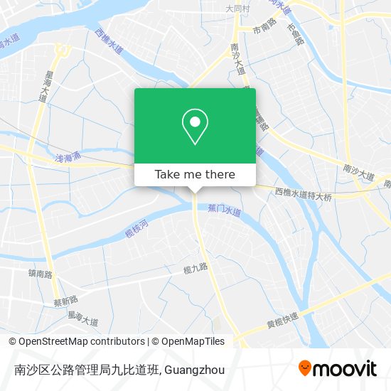 南沙区公路管理局九比道班 map