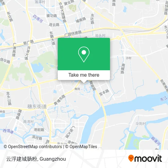 云浮建城肠粉 map