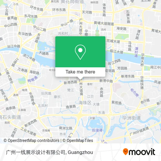广州一线展示设计有限公司 map