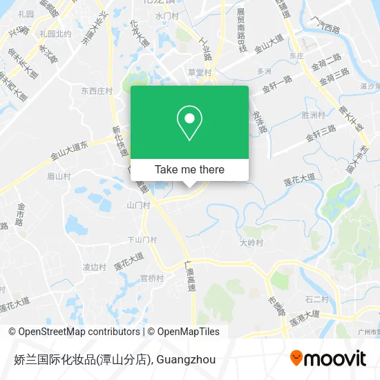 娇兰国际化妆品(潭山分店) map