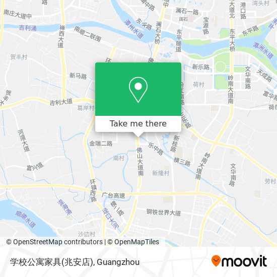 学校公寓家具(兆安店) map