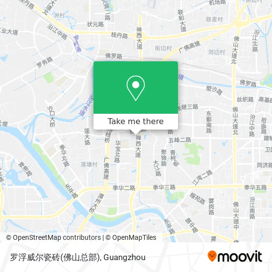 罗浮威尔瓷砖(佛山总部) map