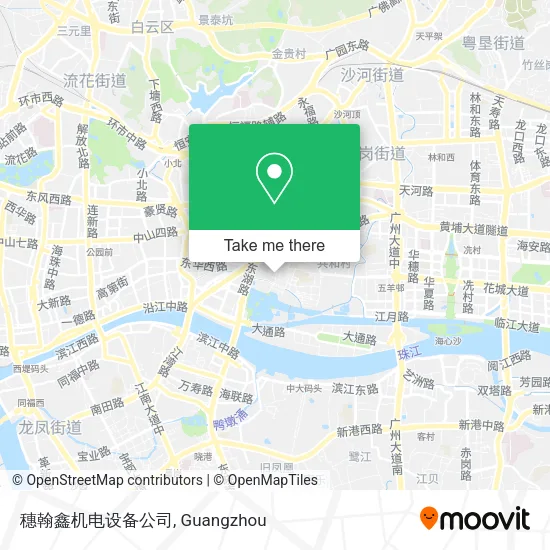 穗翰鑫机电设备公司 map