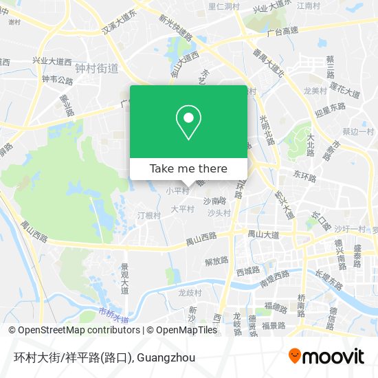 环村大街/祥平路(路口) map