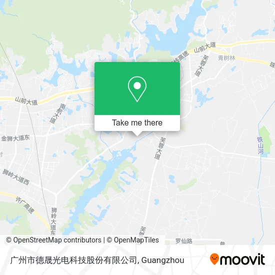 广州市德晟光电科技股份有限公司 map