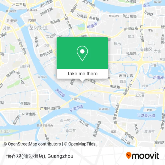 怡香鸡(涌边街店) map