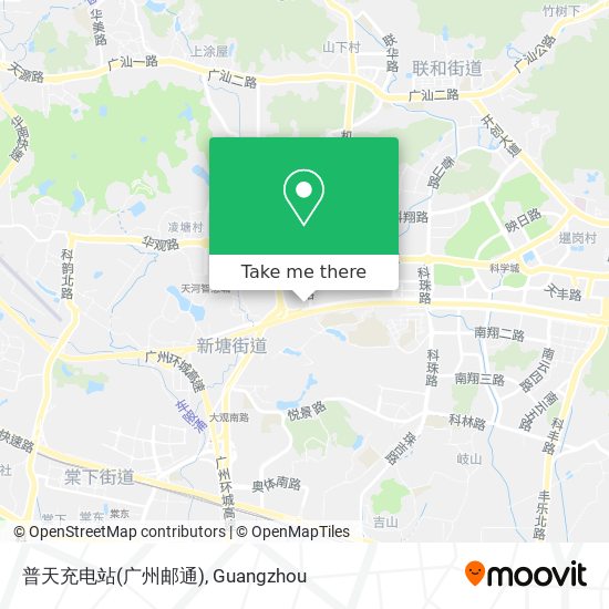 普天充电站(广州邮通) map