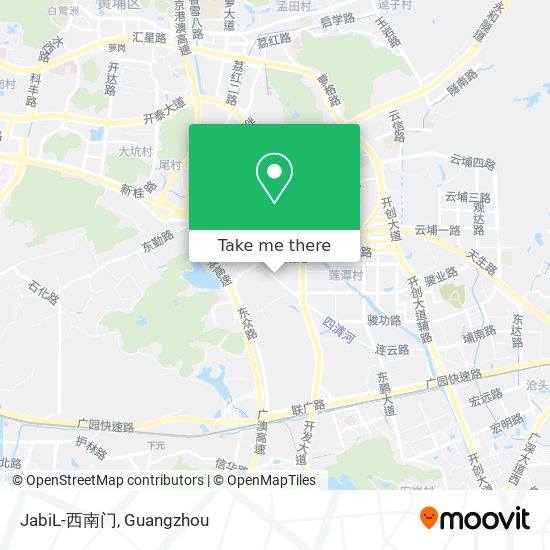 JabiL-西南门 map