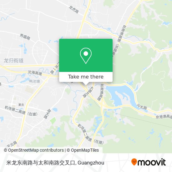 米龙东南路与太和南路交叉口 map