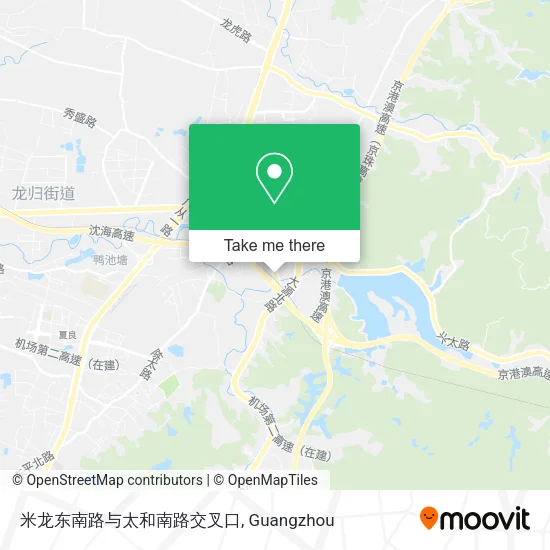 米龙东南路与太和南路交叉口 map