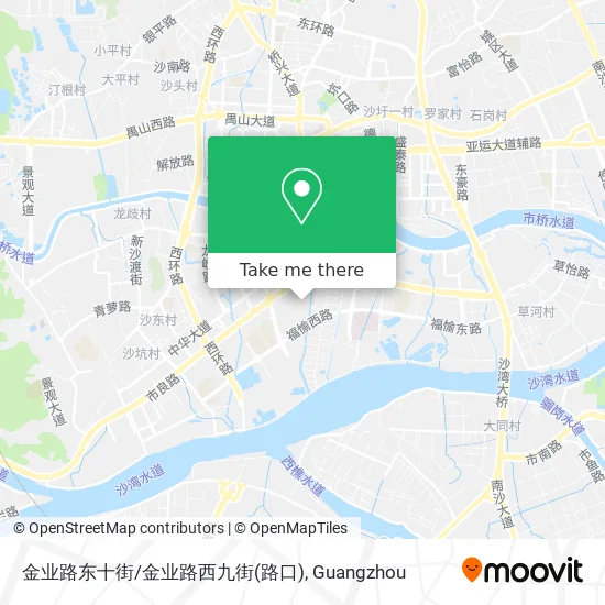 金业路东十街/金业路西九街(路口) map