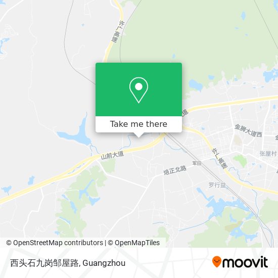 西头石九岗邹屋路 map