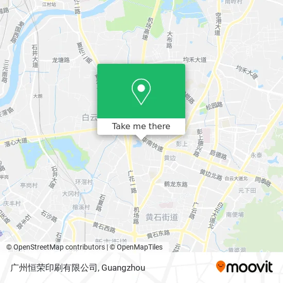广州恒荣印刷有限公司 map