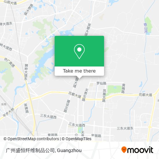 广州盛恒纤维制品公司 map