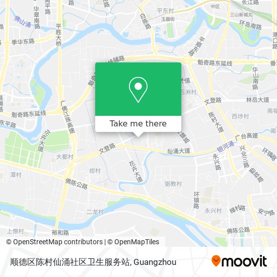 顺德区陈村仙涌社区卫生服务站 map