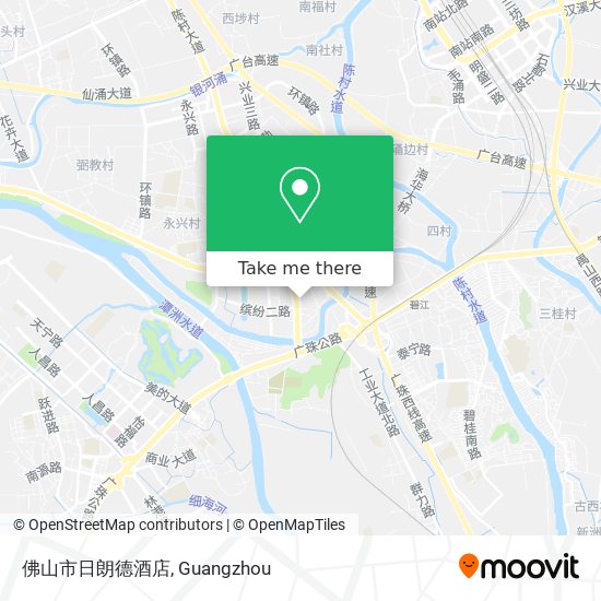 佛山市日朗德酒店 map