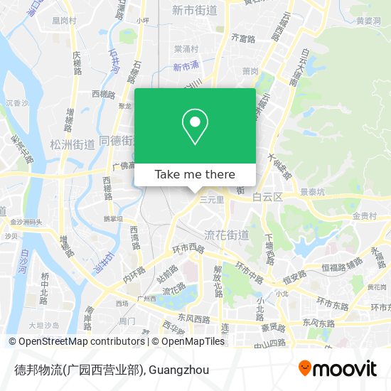 德邦物流(广园西营业部) map