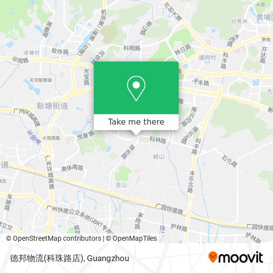 德邦物流(科珠路店) map