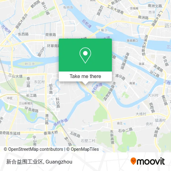 新合益围工业区 map