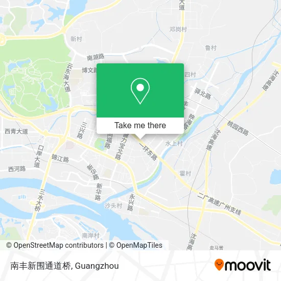 南丰新围通道桥 map