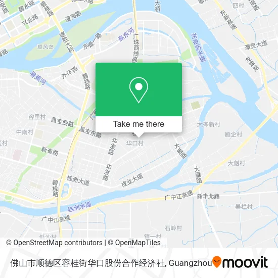 佛山市顺德区容桂街华口股份合作经济社 map