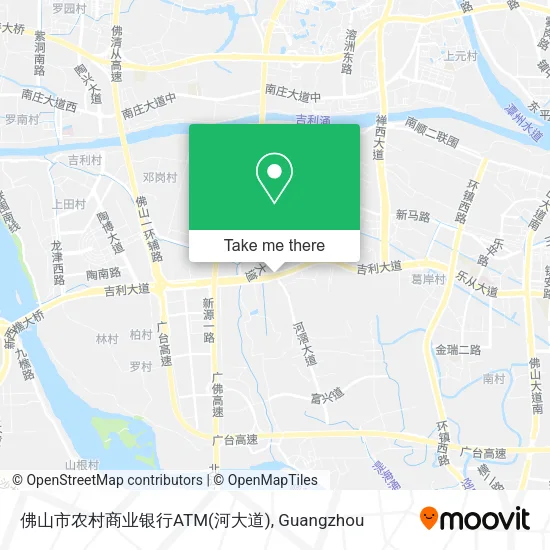 佛山市农村商业银行ATM(河大道) map