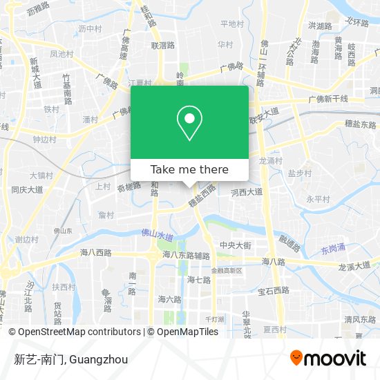 新艺-南门 map