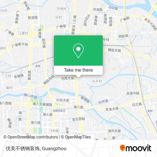 优美不锈钢装饰 map