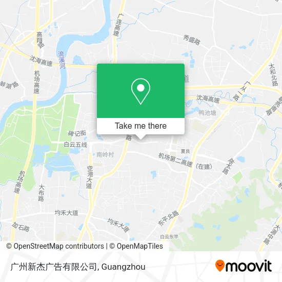 广州新杰广告有限公司 map