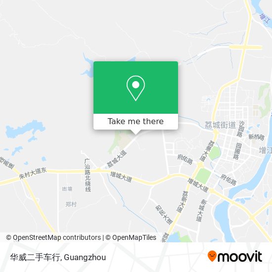 华威二手车行 map