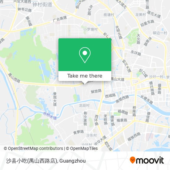 沙县小吃(禺山西路店) map