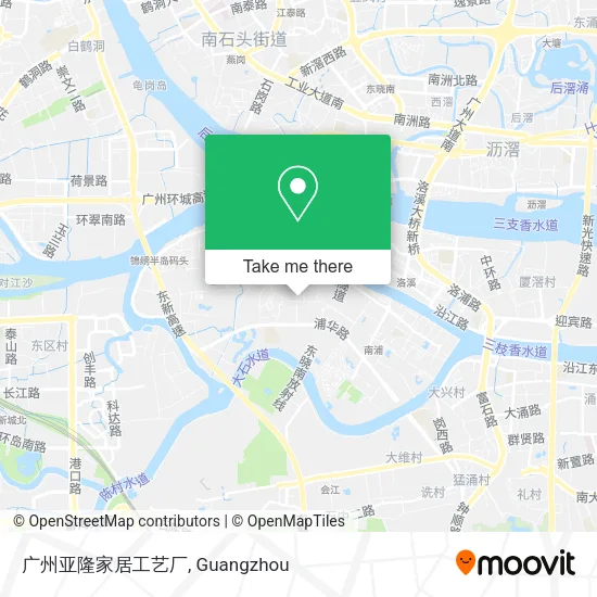 广州亚隆家居工艺厂 map