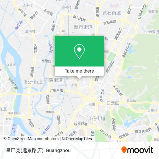 星巴克(远景路店) map