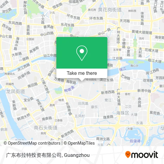 广东布拉特投资有限公司 map