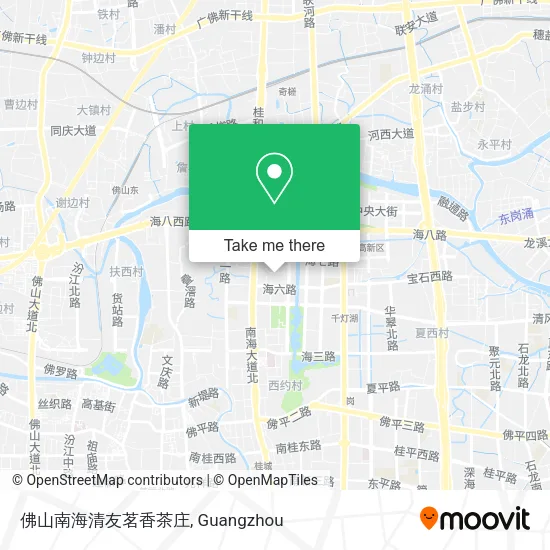 佛山南海清友茗香茶庄 map
