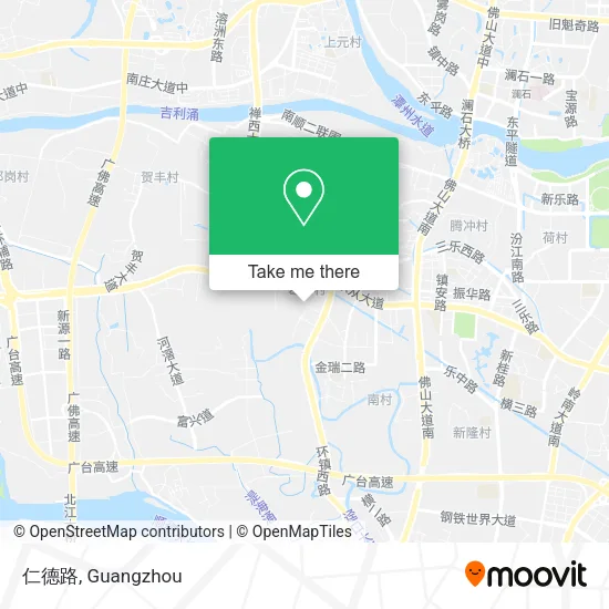 仁德路 map