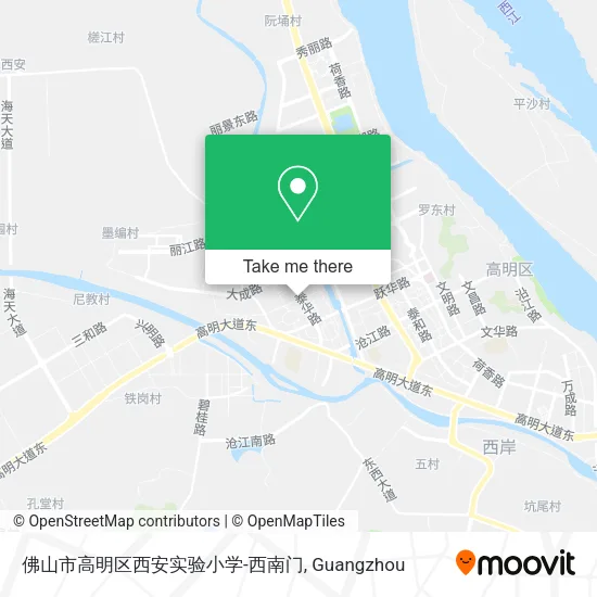 佛山市高明区西安实验小学-西南门 map