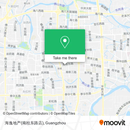 海逸地产(南桂东路店) map