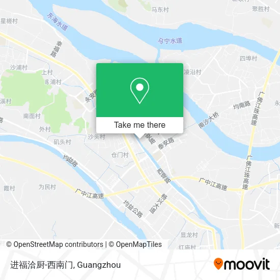 进福洽厨-西南门 map