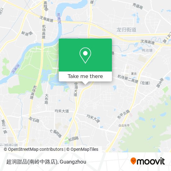 超润甜品(南岭中路店) map