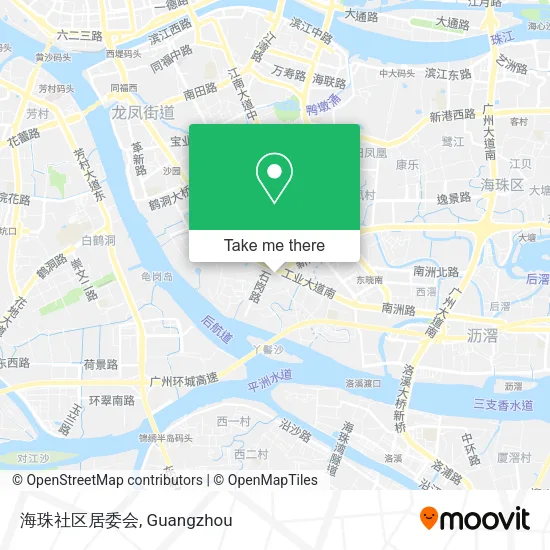 海珠社区居委会 map