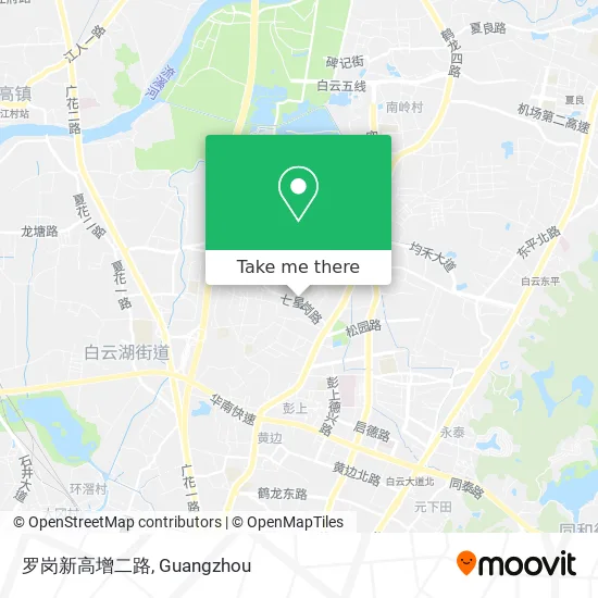 罗岗新高增二路 map